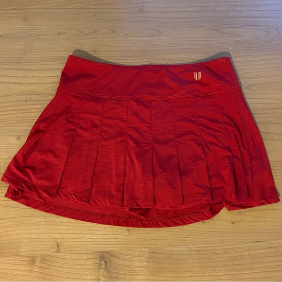 EleVen by Venus Williams Vibrant Red Skater Skirt - Picture 1 of 2